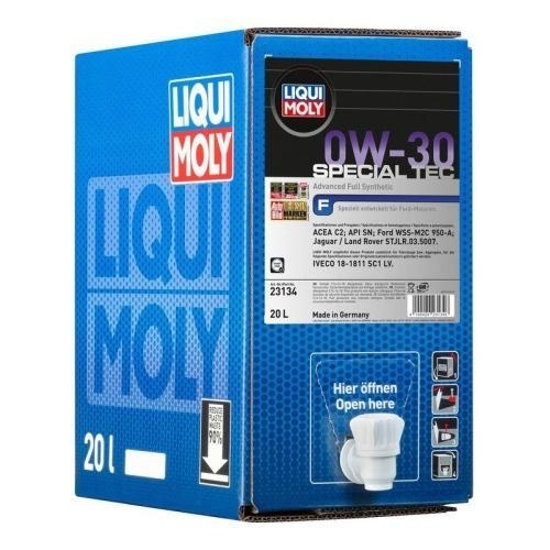 Liqui Moly Special Tec F Motoröl Motorenöl 0W-30 20-Liter Bag in Box 23134