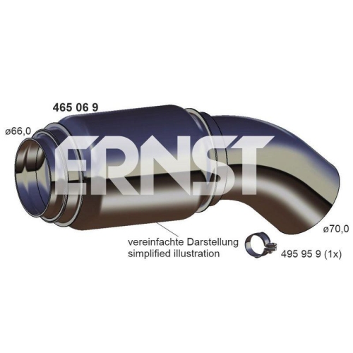 ERNST Flexrohr, Abgasanlage 465069