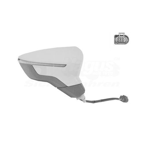 VAN WEZEL Au&szlig;enspiegel * HAGUS * 4946808