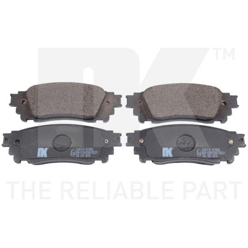 NK Bremsbelagsatz, Scheibenbremse 2245115