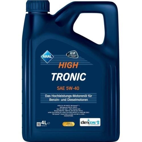 Aral Motor&ouml;l Motoren&ouml;l HighTronic 5W-40 4 Liter Kanister 15F47C