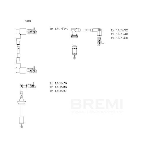 BREMI Z&uuml;ndleitungssatz 909