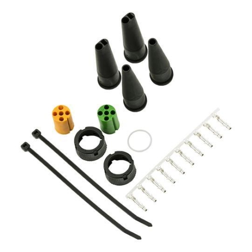 Verbinderset 5-pol. Bajonett, Buchse, gelb + gr&uuml;n Suer 127552409