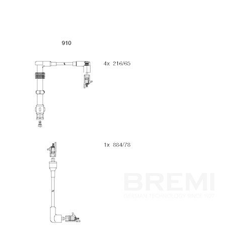 BREMI Z&uuml;ndleitungssatz 910