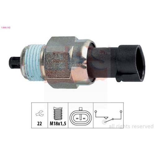 EPS Schalter, R&uuml;ckfahrleuchte Made in Italy - OE Equivalent