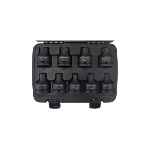 IMPACT-Schraubendreheins&auml;tze, 3/4", Innensechskant, 9-teilig SW Stahl 07942L