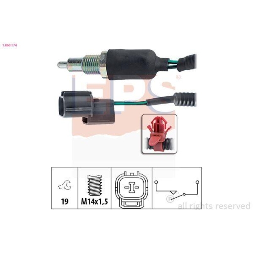 EPS Schalter, R&uuml;ckfahrleuchte Made in Italy - OE Equivalent