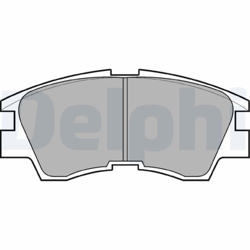 DELPHI Bremsbelagsatz, Scheibenbremse LP633