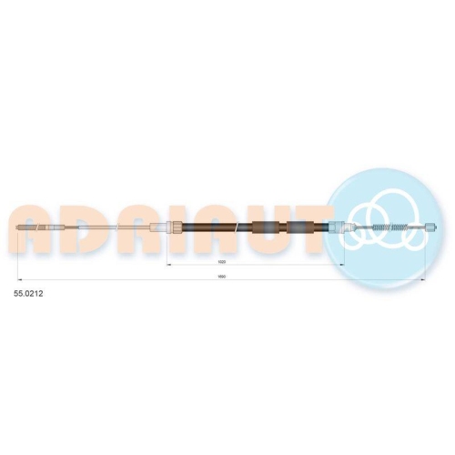 ADRIAUTO Seilzug, Feststellbremse 55.0212