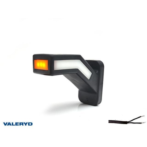 LED Begrenzungsleuchte WAS R 146,1x110,6x58 gelb/wei&szlig;/rot 310mm kabel Anh&auml;nger