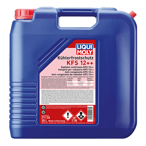 Liqui Moly K&uuml;hlerfrostschutz KFS 12++ 20 Liter K&uuml;hlerschutz Konzentrat G12++ rot
