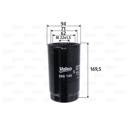 VALEO &Ouml;lfilter 586149
