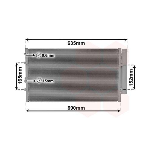 VAN WEZEL Kondensator, Klimaanlage 51005102