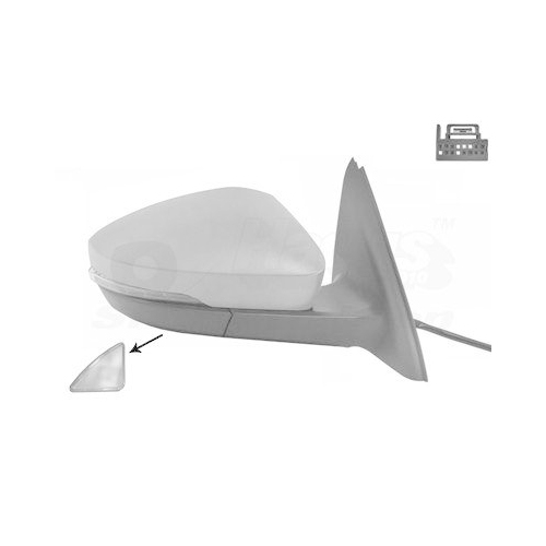 VAN WEZEL Au&szlig;enspiegel * HAGUS * 7624818