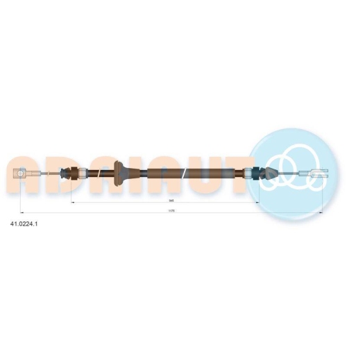ADRIAUTO Seilzug, Feststellbremse 41.0224.1