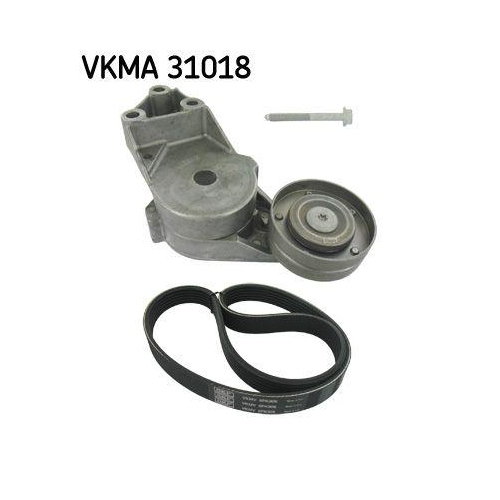 SKF Keilrippenriemensatz VKMA 31018