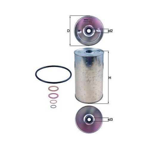MAHLE Ölfilter OX 30D