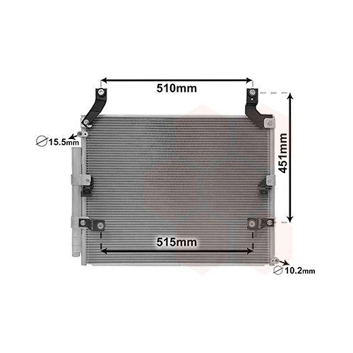VAN WEZEL Kondensator, Klimaanlage 53005697