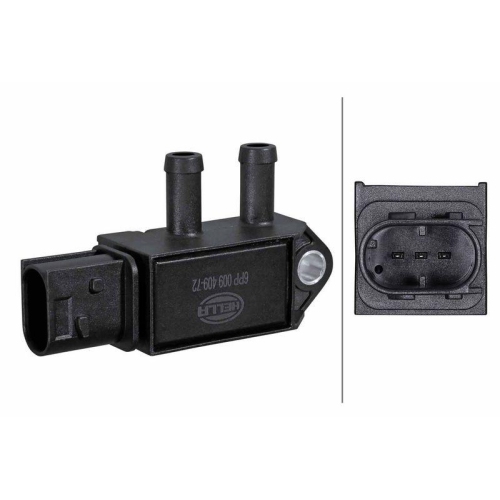 HELLA Sensor, Abgasdruck 6PP 009 409-721