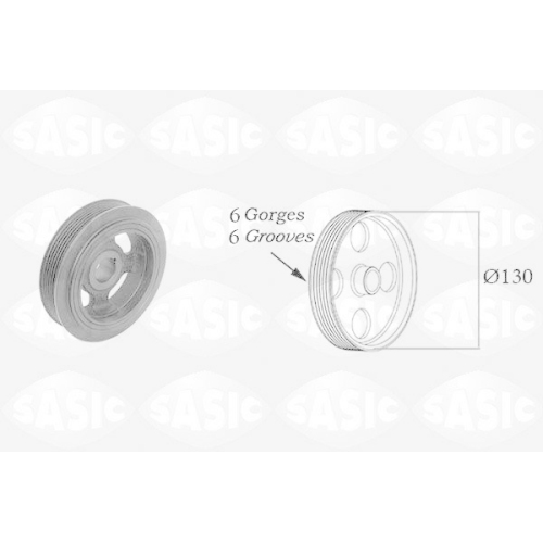 SASIC Riemenscheibe, Kurbelwelle