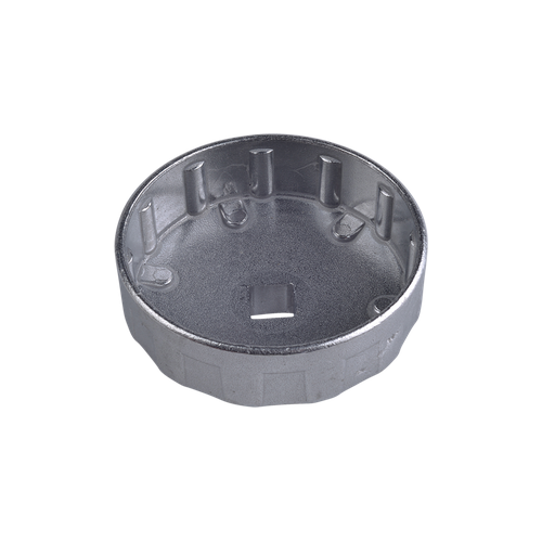 &Ouml;lfilterschl&uuml;ssel, Alu 1/2 Zoll Antrieb 76 mm 12 Rillen f&uuml;r Fiat/Renault/Citro&euml;n