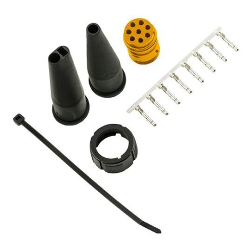 Verbinderset 8-pol. Bajonett, Buchse, gelb Suer 127553533