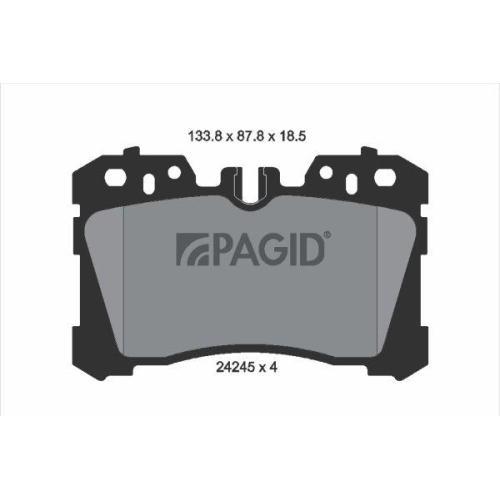 PAGID Bremsbelagsatz, Scheibenbremse T1561N