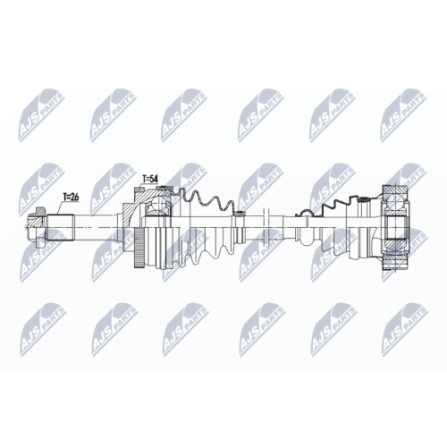 NTY Antriebswelle NPW-ME-100