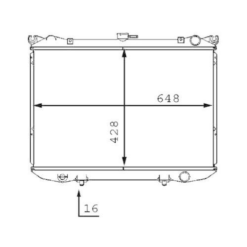 MAHLE K&uuml;hler, Motork&uuml;hlung BEHR CR 187 000S