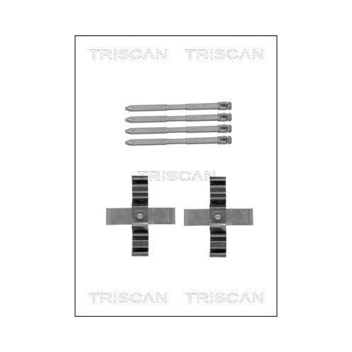 TRISCAN Zubehörsatz, Scheibenbremsbelag 8105 111624