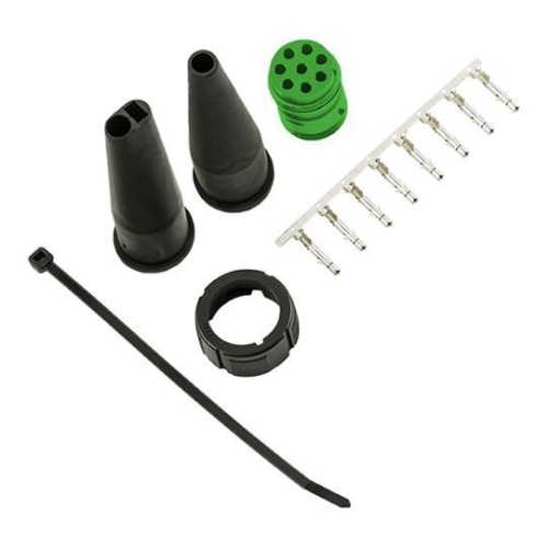 Verbinderset 8-pol. Bajonett, Buchse, gr&uuml;n Suer 127553534