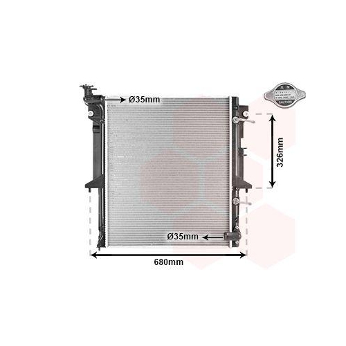VAN WEZEL K&uuml;hler, Motork&uuml;hlung *** IR PLUS *** 32002204