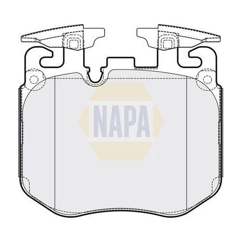 NAPA Bremsbelagsatz, Scheibenbremse NAPA NBP1792