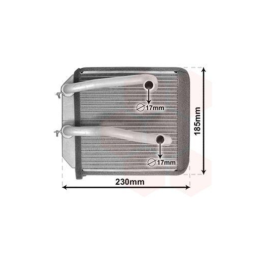 VAN WEZEL W&auml;rmetauscher, Innenraumheizung *** IR PLUS *** 32006260