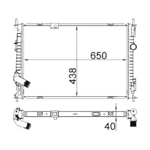 MAHLE K&uuml;hler, Motork&uuml;hlung BEHR CR 2058 000S