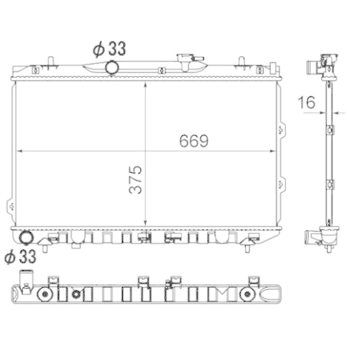 MAHLE K&uuml;hler, Motork&uuml;hlung BEHR CR 1897 000S
