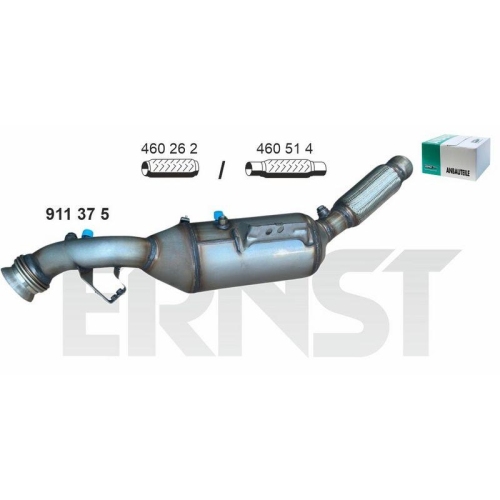 ERNST Ru&szlig;-/Partikelfilter, Abgasanlage 911375