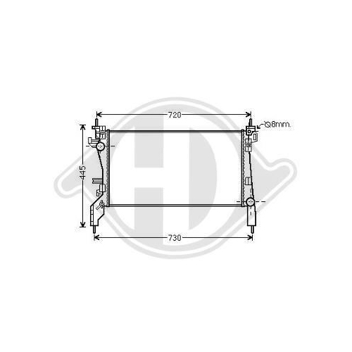 DIEDERICHS K&uuml;hler, Motork&uuml;hlung DIEDERICHS Climate DCM1739