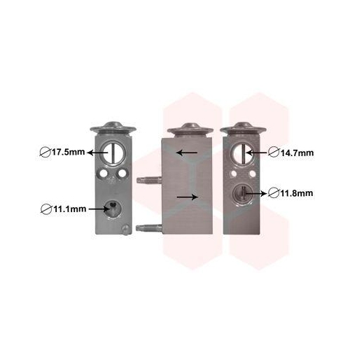 VAN WEZEL Expansionsventil, Klimaanlage 18001462