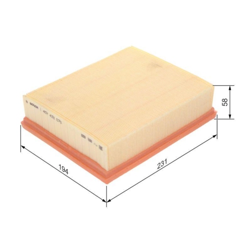 BOSCH Luftfilter 1 457 433 075