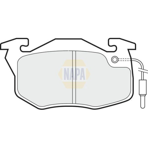NAPA Bremsbelagsatz, Scheibenbremse NAPA NBP1171