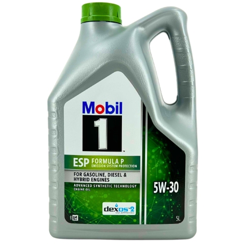 Motor&ouml;l Mobil 1 ESP Formula P 5W-30 Mercedes GM Dexos2 Fiat Peugeot 5 Liter