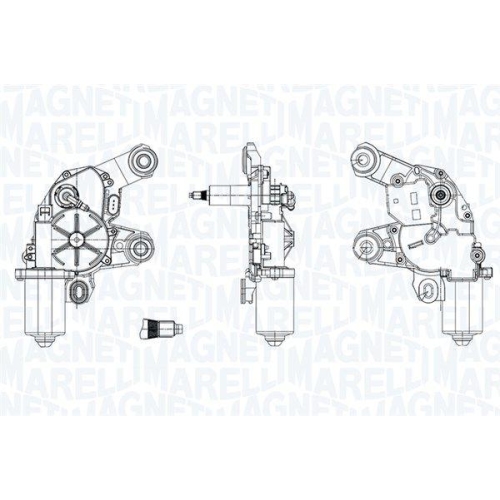 MAGNETI MARELLI Wischermotor 064075400010