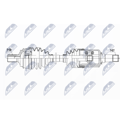 NTY Antriebswelle NPW-ME-038