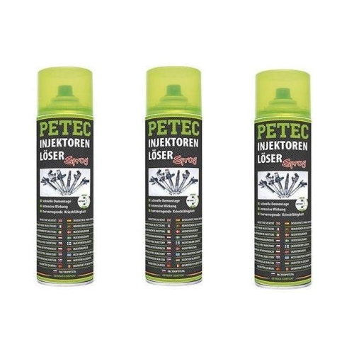 3x Injektor reiniger Injektoren l&ouml;ser 500ml Spray 70160