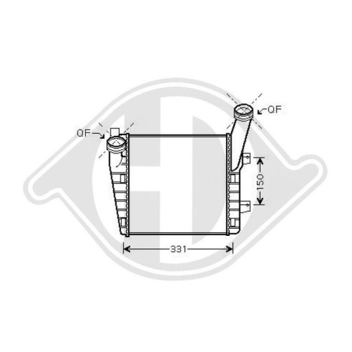 DIEDERICHS Ladeluftkühler DIEDERICHS Climate