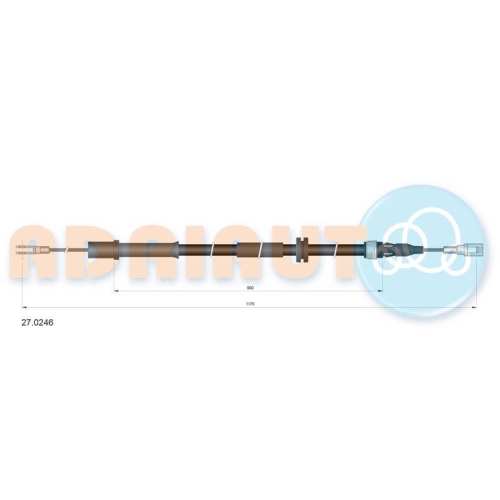 ADRIAUTO Seilzug, Feststellbremse 27.0246