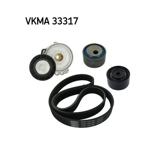 SKF Keilrippenriemensatz VKMA 33317