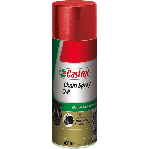 Castrol Chain Spray O-R Motorcycle Chain Care Kettenspray Motorradketten 400 ml