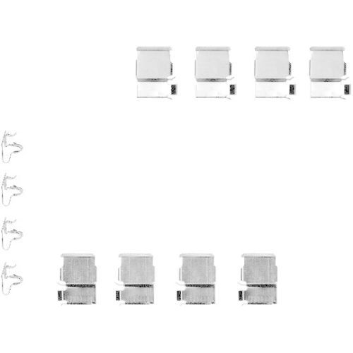 HELLA Zubehörsatz, Scheibenbremsbelag 8DZ 355 202-371